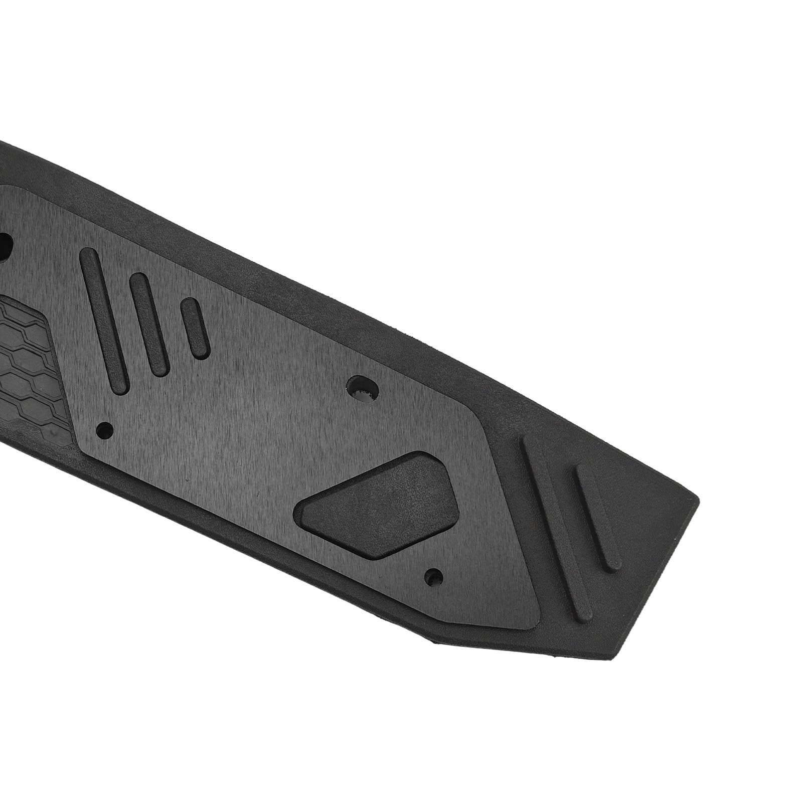 Poggiapiedi per Moto, Pedane in Gomma, Piastra in Metallo, Impugnatura Antiscivolo, Facile Pulizia, Kit da 2 Pezzi per Pendolari e Ciclisti Quotidiani ADV160 2022+ (BLACK)