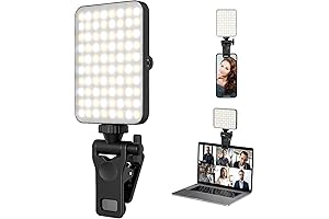 Selfie Light Clip-On for Stunning Selfies, Makeup Glows & Online Content