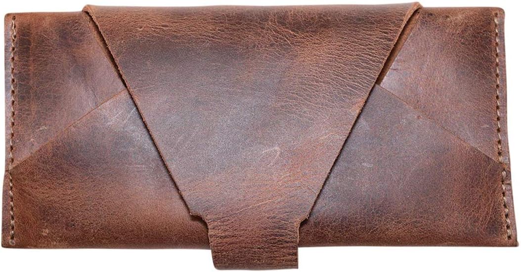 Hide & Drink, Leather Sunglasses Protector/Case/Pouch/Eyewear/Traveling/Outdoors Essentials, Handmade Includes 101 Year Warranty :: Bourbon Brown - Image 2