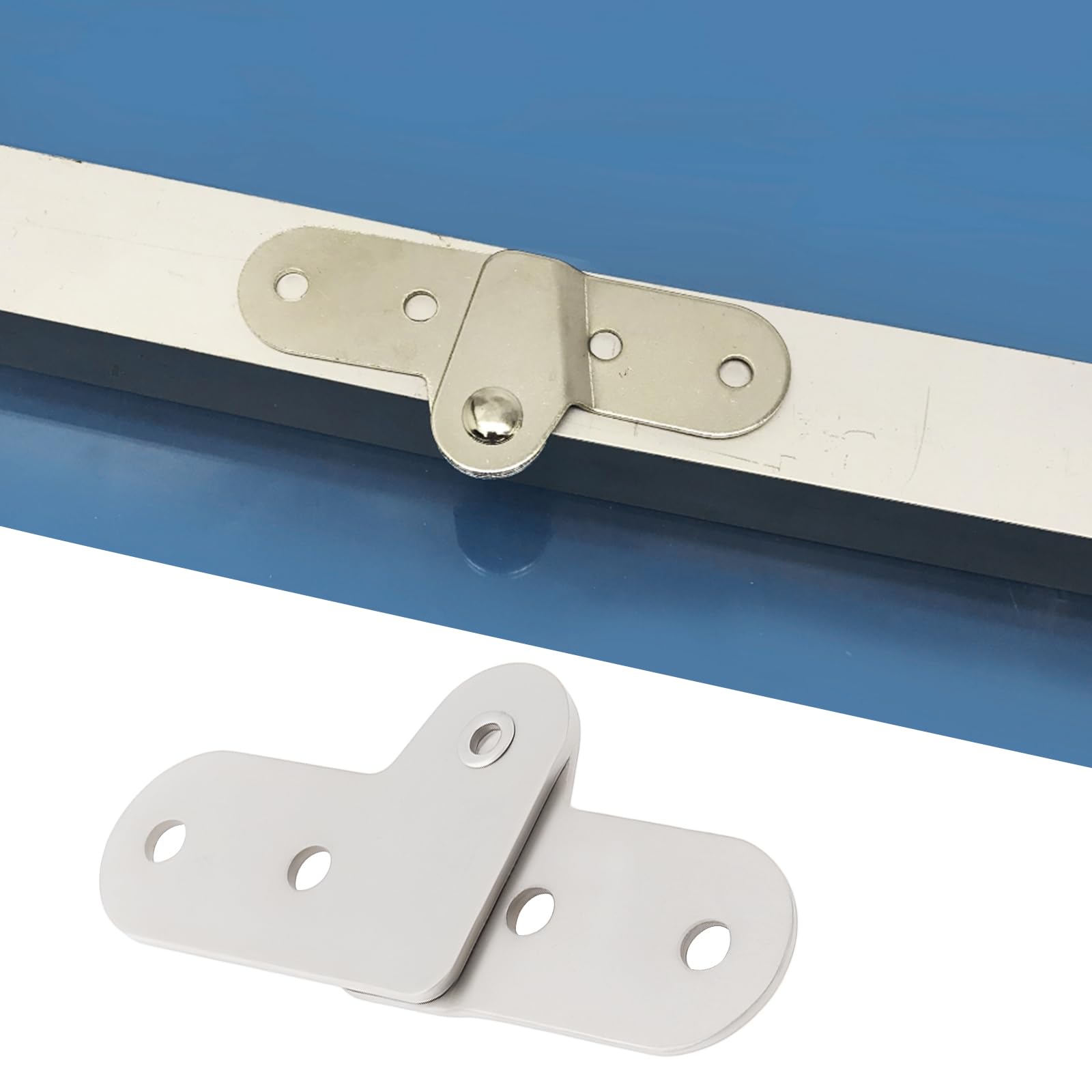 OTOTEC 2pcs 180° Heavy Duty Folding Hinges 75x33mm Suitable for Ladder Folding Table Furniture - Image 3