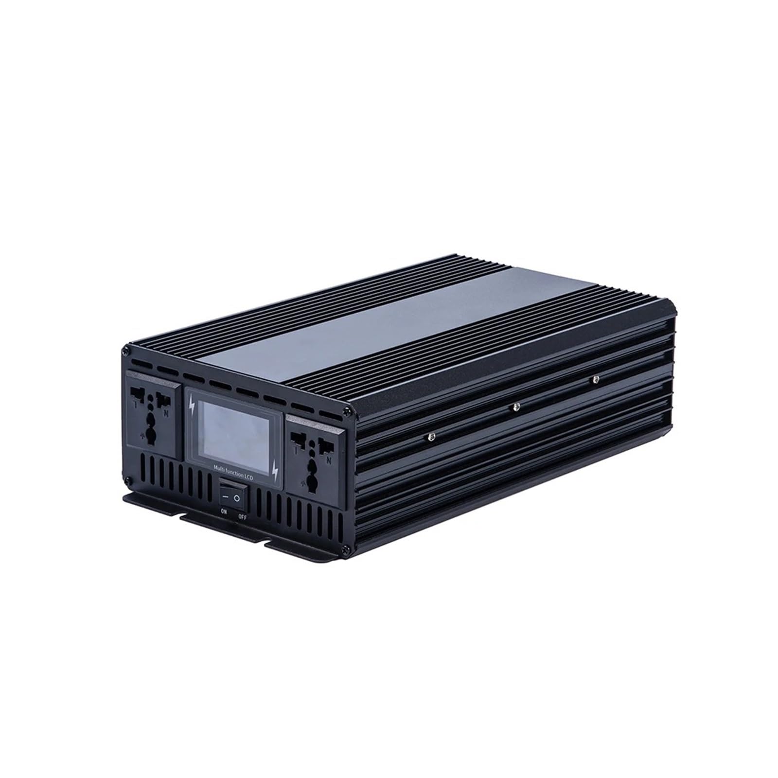 Inversor Onda Sinusoidal Pura con Transformador 5500 W Potencia Continua 2200W CC 12V-72V A CA 110V-220V Inversor Solar Coche Convertidor LCD Control Remoto.(48V,120V(60Hz),5500W)