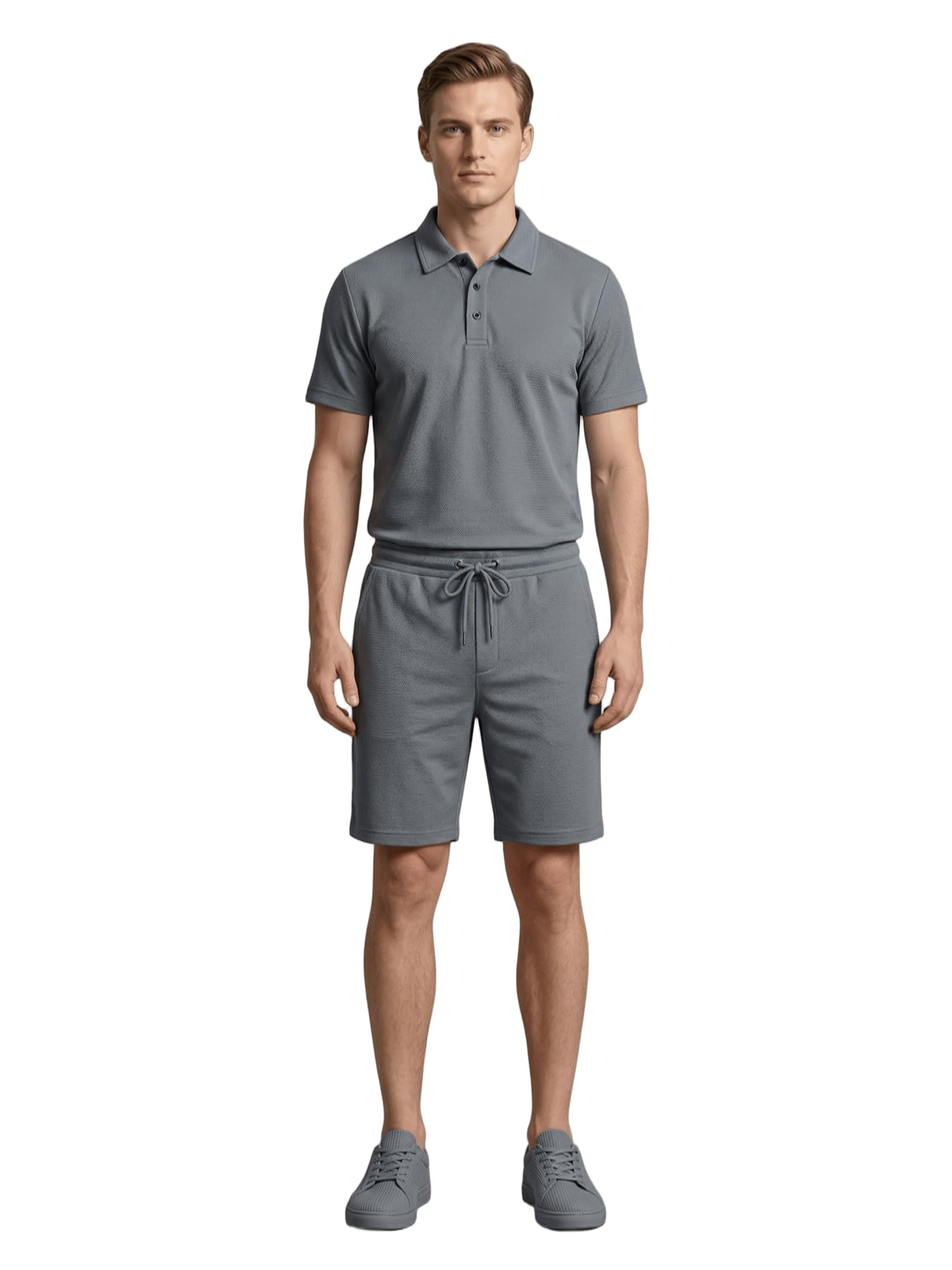 dollar Men Co-Ord Set | Polyester Shorts + Polo T-Shirt | Regular Fit, Quick Dry & Breathable | Gym, Casual & Sportswear | Pack of 1-picture-46