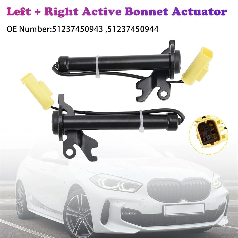 Per BMW F40 F44 Sinistra Destra Attuatore Cofano Attivo Set Numero OEM Riferimento Incrociato 51237450943 51237450944