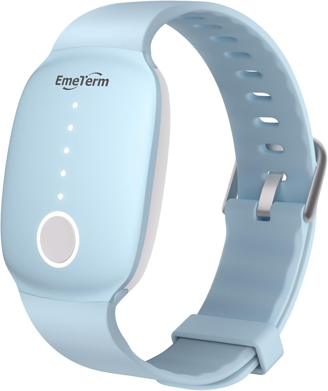 - EmeTerm Fashion FDA-Cleared Relieve Nausea Electrode Stimulator Morning Sickness Motion Travel Sickness Vomit Relief Rechargeable No Gel Drug Free Wrist Bands Without Side Effects
