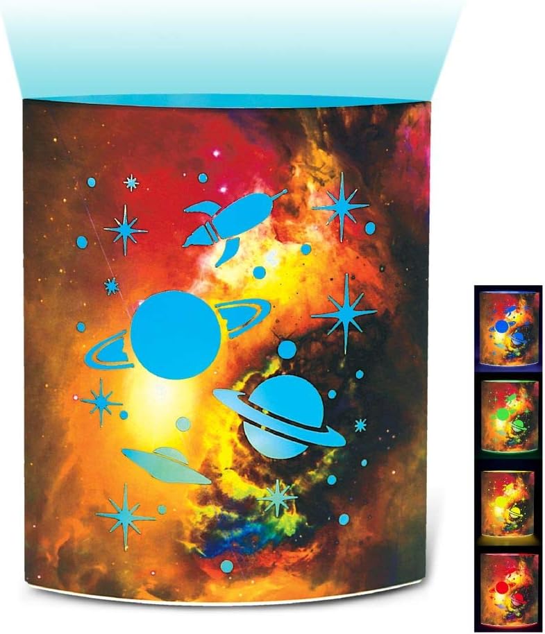 Puzzled COTA Global LED Lantern Space Theme - 5.1 inch x 6.3 inch - Multicolor - Item #9688