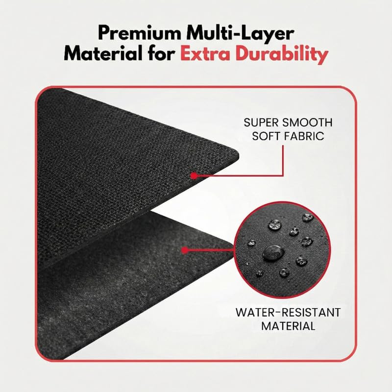 Image of Neodrift Premium Scooty Seat Cover - Suzuki E Access | Red+Black | Anti-Slip & Shock-Absorbing Design | Water-Resistant Fit | Strip Cushioning | Professional Fit | Nappa Art Leather