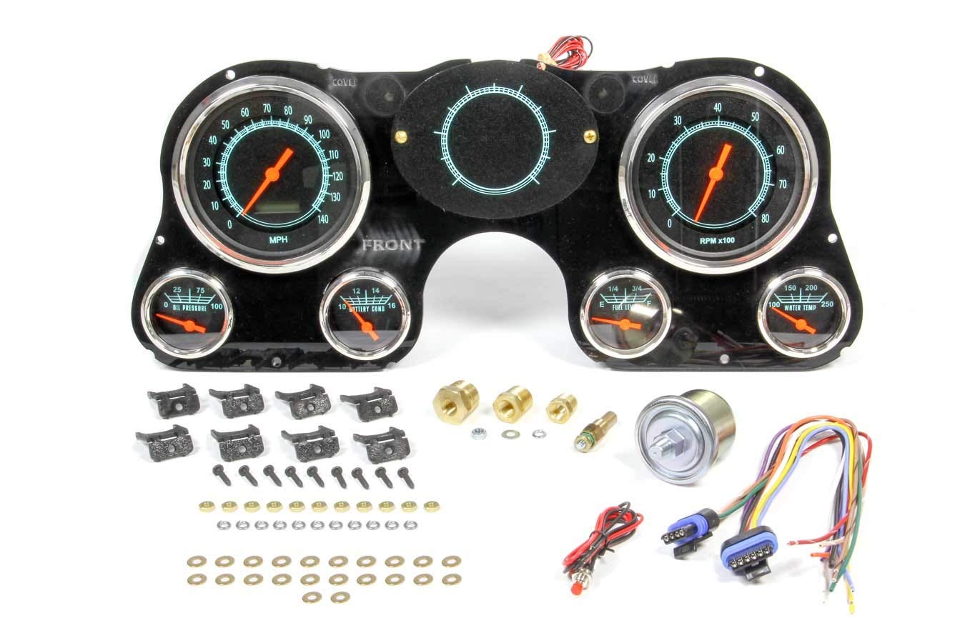 Buy New Vintage USA Gauge Kit, Analog, Retro, Fuel Level/Oil Pressure