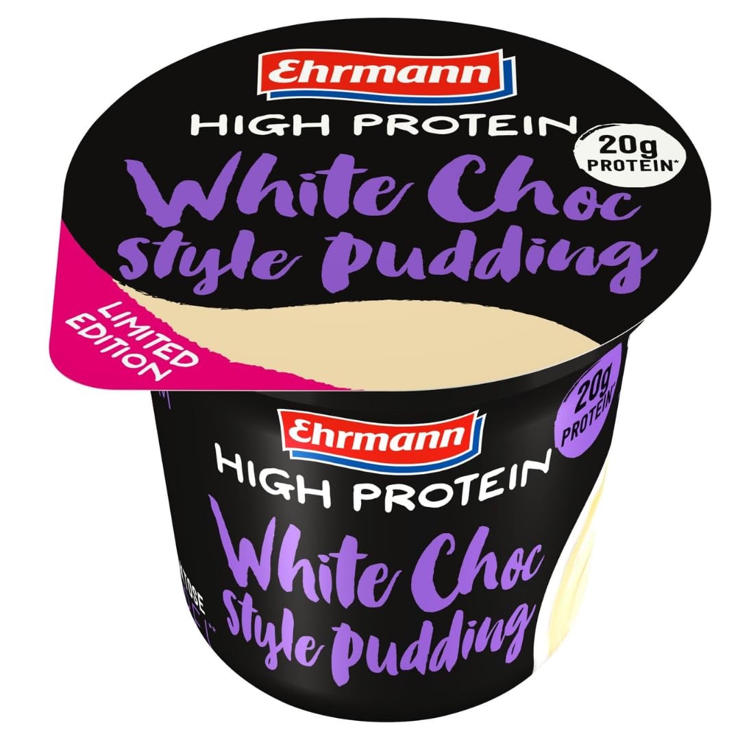 Ehrmann HIGH PROTEIN WHITE CHOC PUDDING 200 gramm x 16 Stück [Frischegarantie]