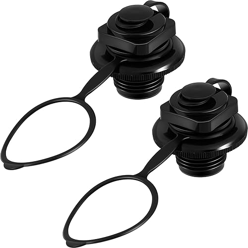 Miniatura 1 de Inflatable Boat Air Valve Inflatable Boat Spiral Air Plugs One Way Inflation Boston Valve Replacement Screw for Pool Rubber Dinghy Raft Kayak Boat