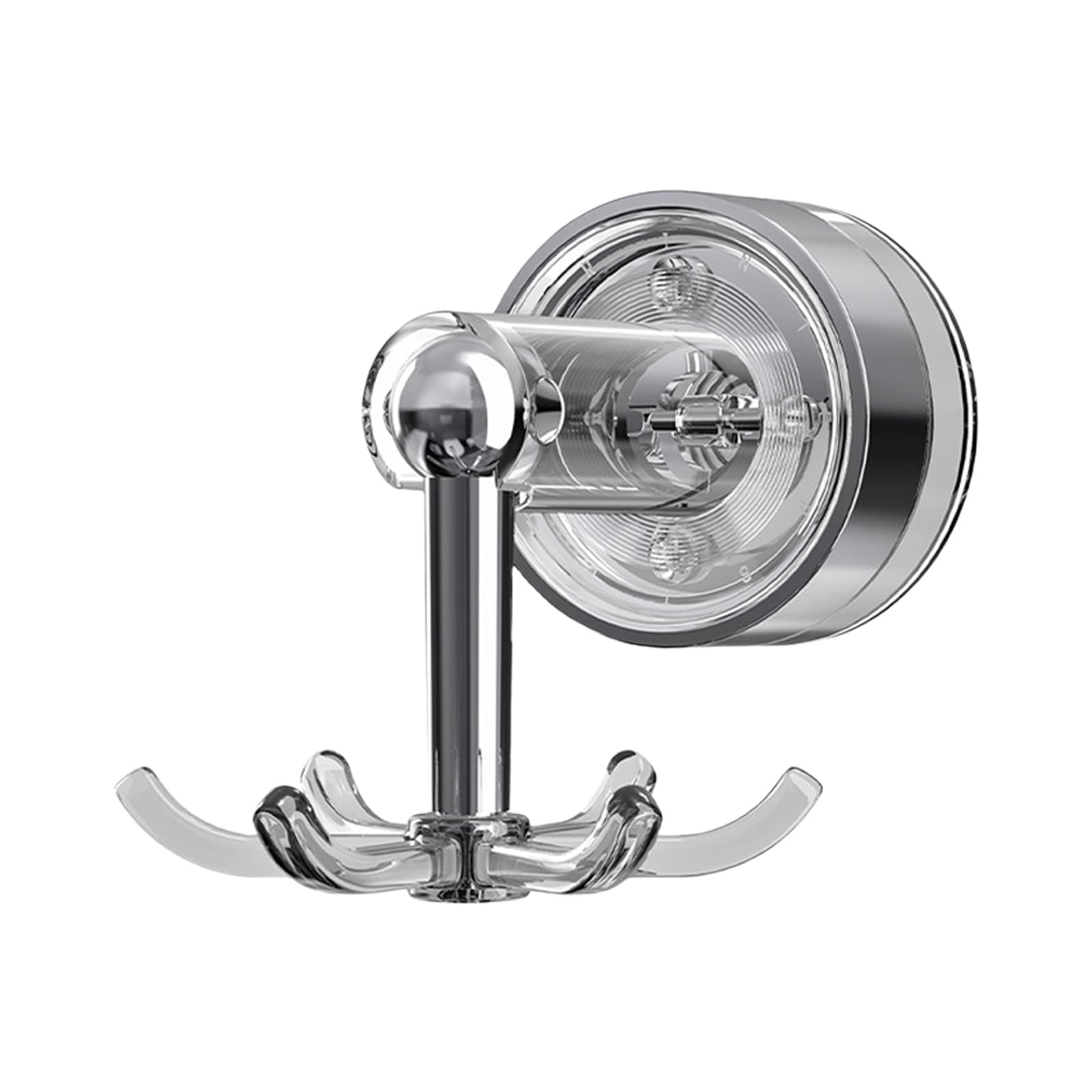 Buxuaaaa Strong ABS 6 Rotating Suction Hook Not Drilling Need Space Saving Kitchen Storage for Kitchen Wall Storage Adhesive Wall Hook