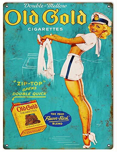 mellow cigarettes Amazon.com: Victory Vintage Signs Double Mellow Old Gold Cigarettes and  Tobacco Sign : Home & Kitchen