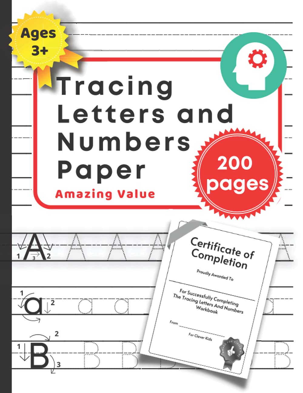 Buy Tracing Letters and Numbers Paper Tracing Workbook For Kids