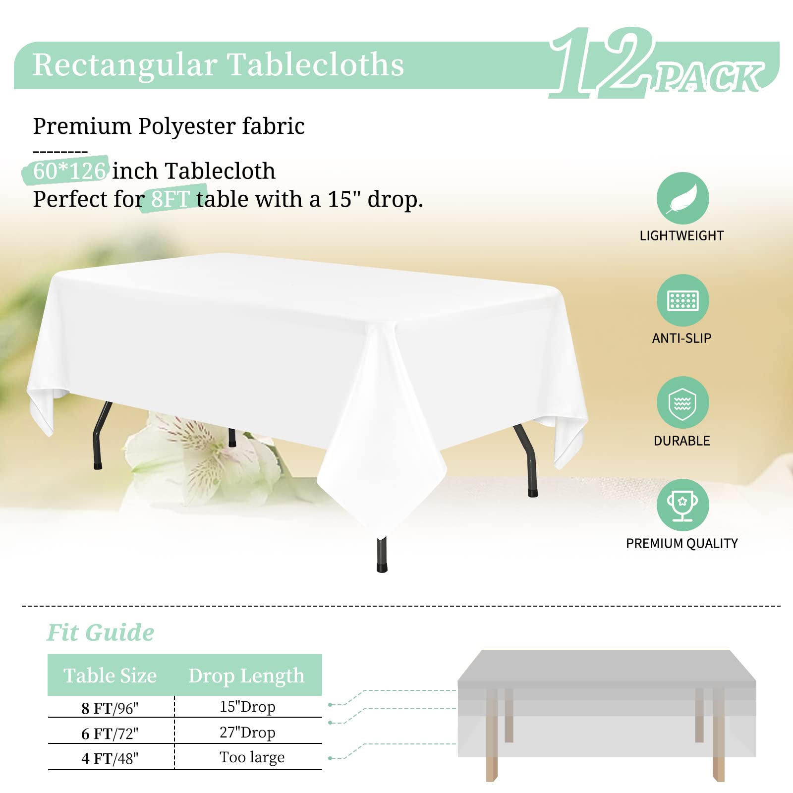 Teruntrue Tablecloths
