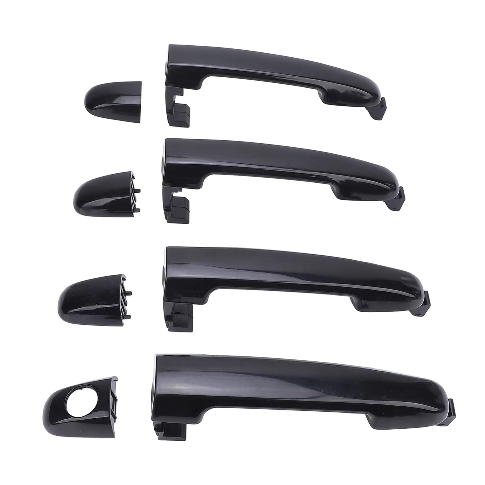 Außentürgriff Auto Kompatibel Mit Sonata Für NF 2006–2010 Auto-Außentürgriff-Set Schwarz Direkter Ersatz Den Außentürgriff 82652-3K000