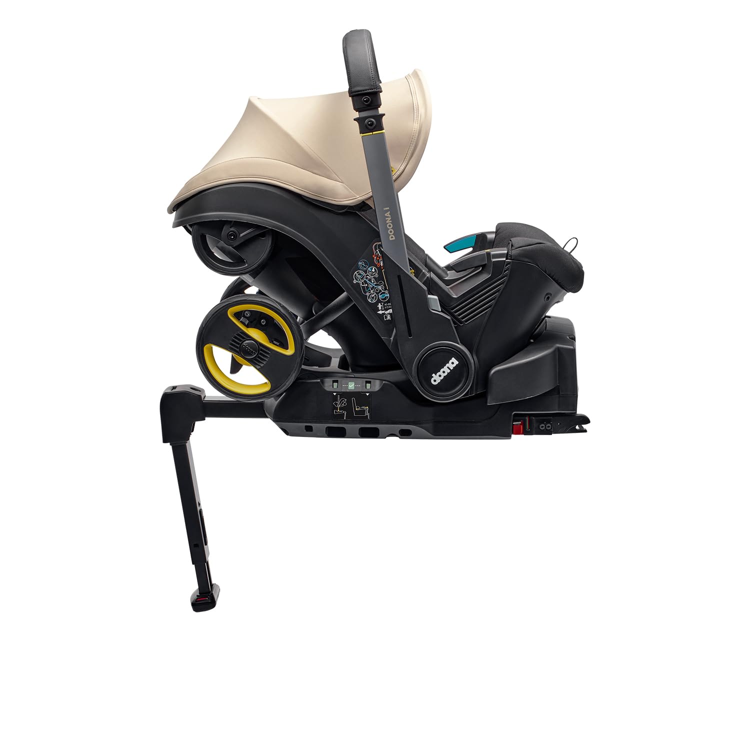 Doona i Baby Car Seat Isofix Base - Isofix Installazione Set i - Caratteristiche Indicatore di installazione per confermare che il seggiolino auto sia bloccato in posizione