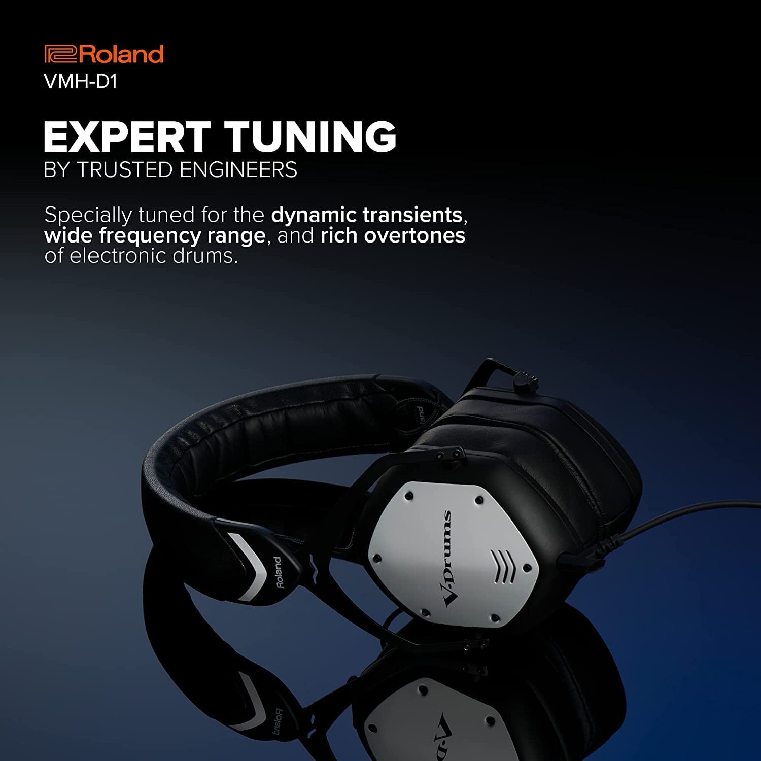 Roland VMH-D1 V-Drums Headphones - Image 6 thumbnail