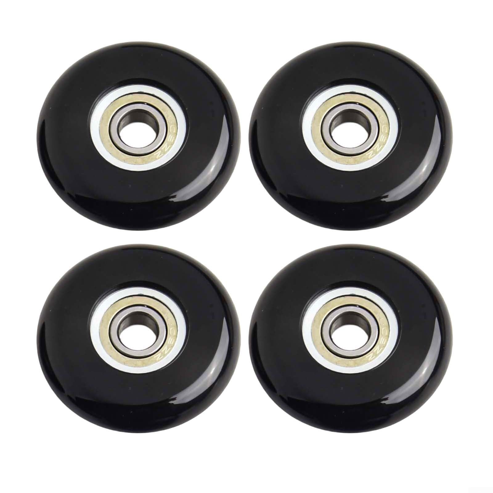 Radlager-Riemenscheibe, 34 mm, 608ZZ Schaft für Rudergerät, Gummi und Metall, verschleißfestes Ersatzteil, 8 mm Öffnung, 4 Stück