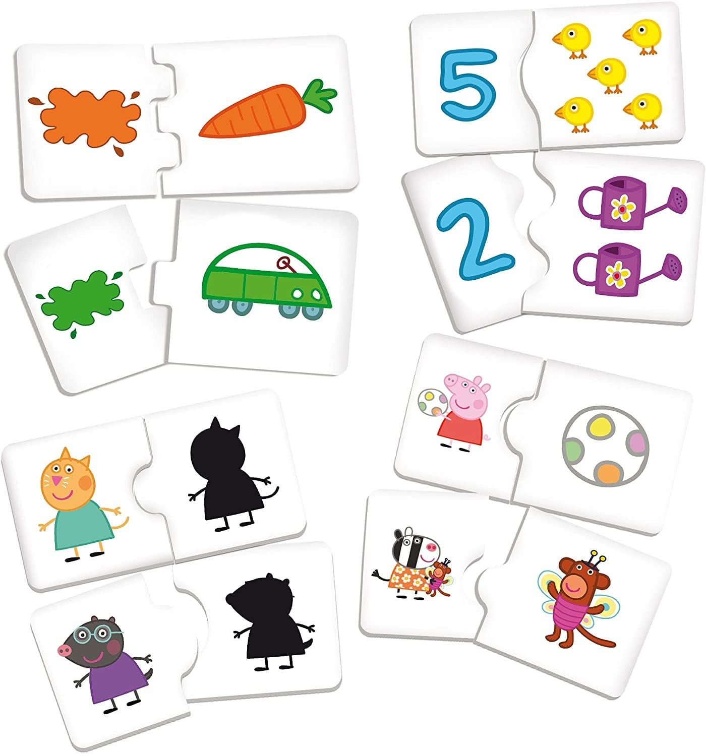 Lisciani - Peppa Pig - Bureau Avec Jeux Educatifs - Chiffres, Formes, Couleurs, Logique, Mémoire - Ardoise incluse - Pour Enfants à partir de 2 ans