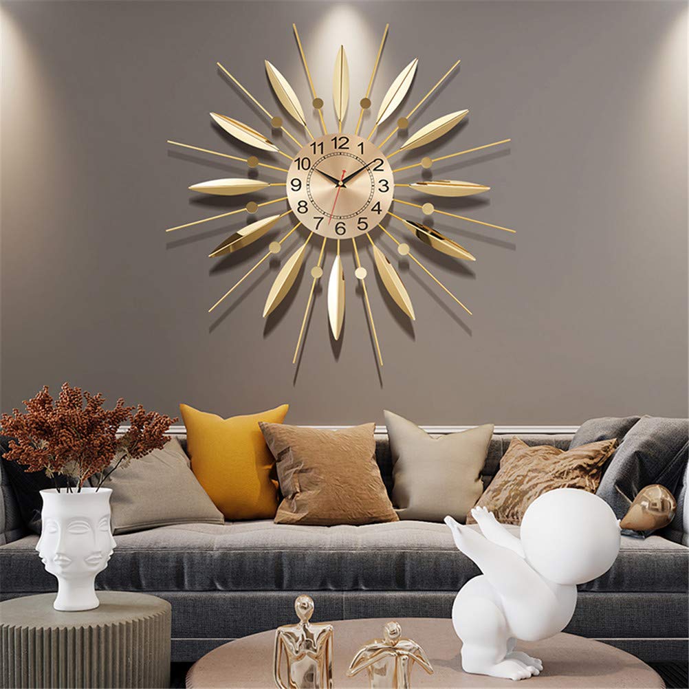 Amazon.co.jp: 家の居間の寝室の台所のための大きい壁掛け時計、現代