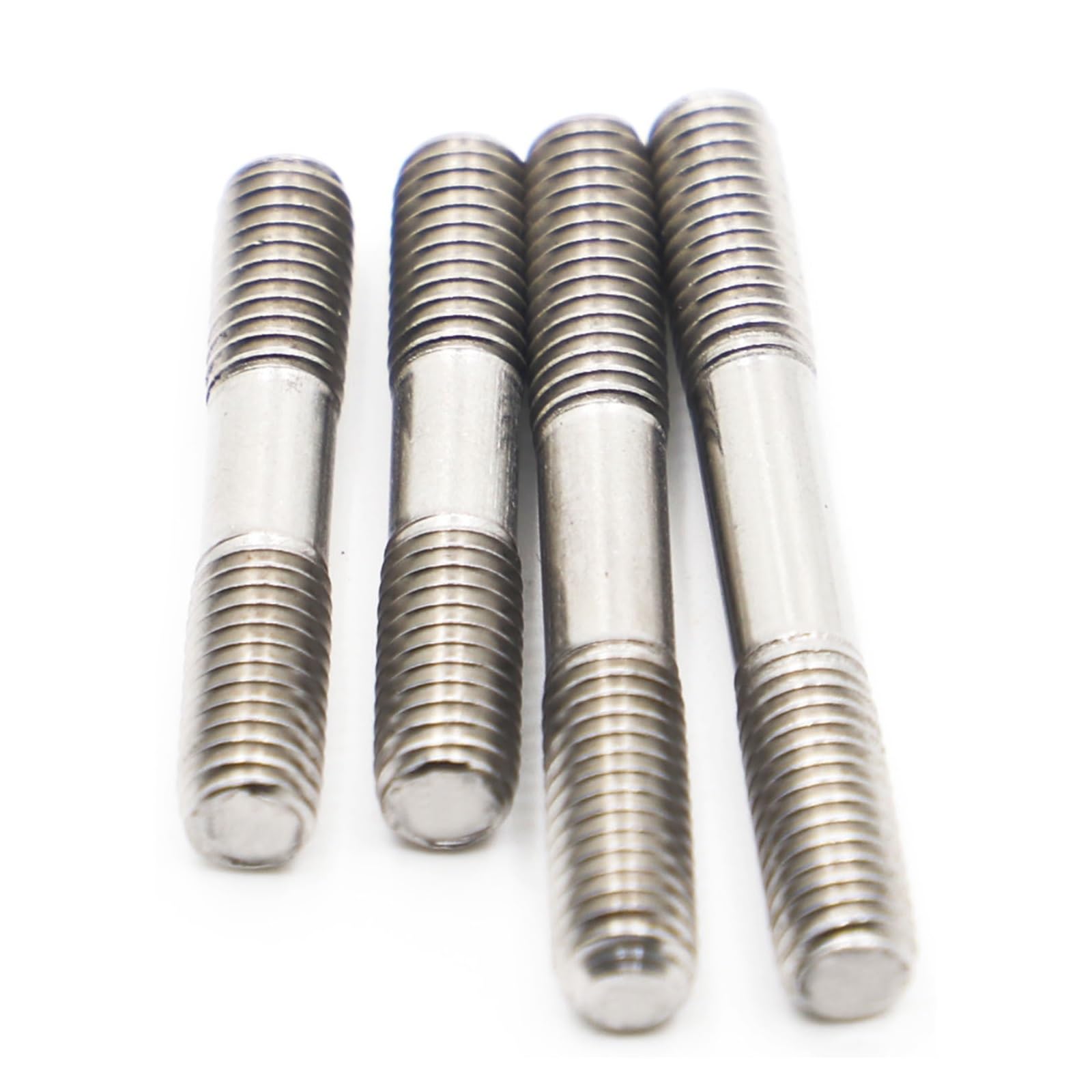 Tornillo De Varilla De Rosca Doble De Acero Inoxidable M12 304 Con