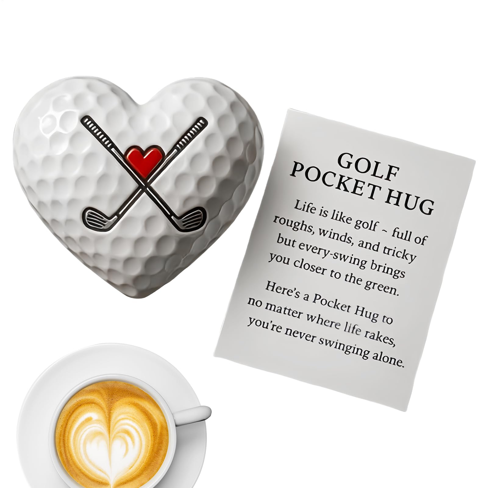 Balle de Golf motivante - Design, Texte d'encouragement gravé, Toucher agréable | Balle inspirante pour Joueurs, étudiants, Amateurs de Golf, Famille, Amis, Cadeau, Outd