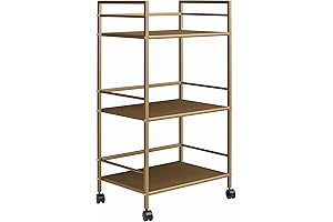 Spa Cart for Estheticians: Novogratz Helix Small Bar Cart For the Home,...