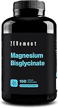 Magnesium Glycinate (Bisglycinate), Chelated Magnesium Supplements | 180 Vegan Premium Capsules (3 Month Supply) | Providing 350mg Elemental Supplement | Zenement
