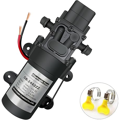 12 Volt Pump for Sprayers 87PSI 12V Water Pump DC Diaphragm Pump...