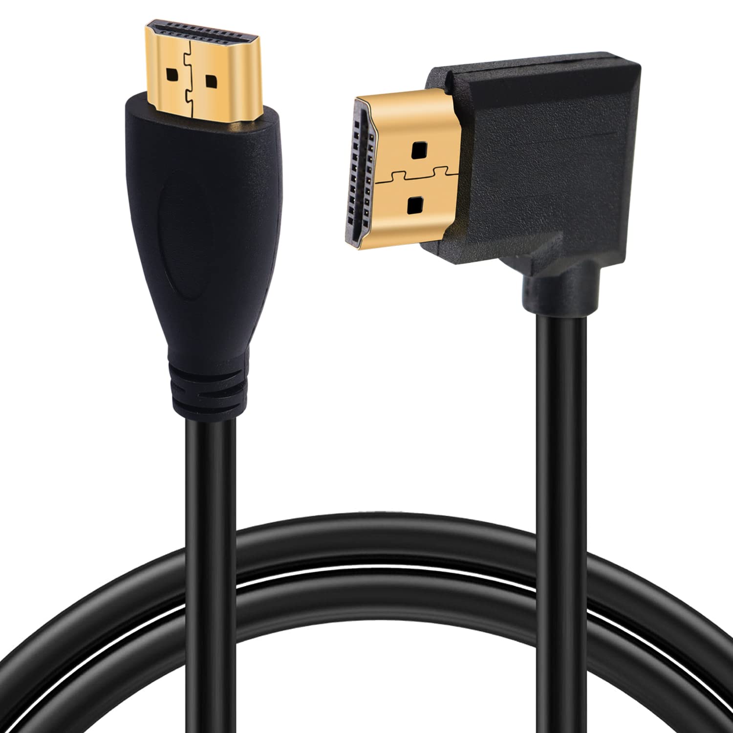 Conector HDMI De 90 Grados En ángulo Recto Compatible Con HDMI Likrtyny - Foto 7