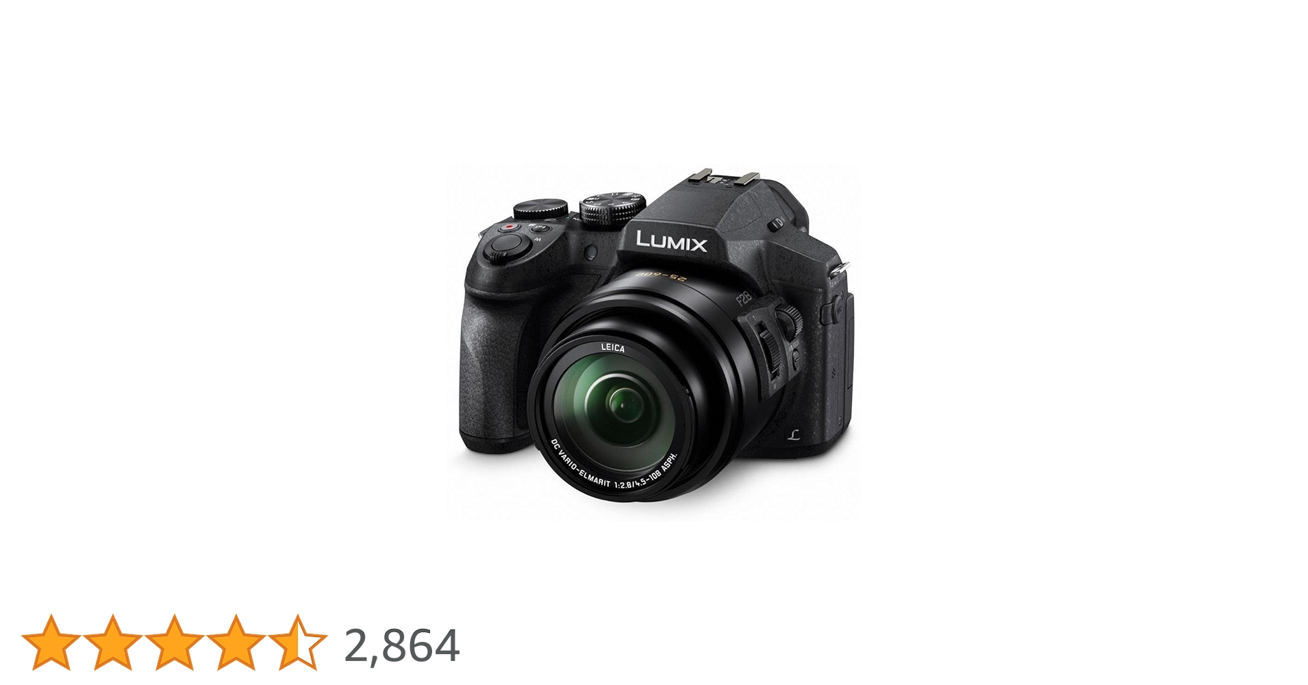 Panasonic LUMIX FZ300 Long Zoom Digital Camera with 4K Video