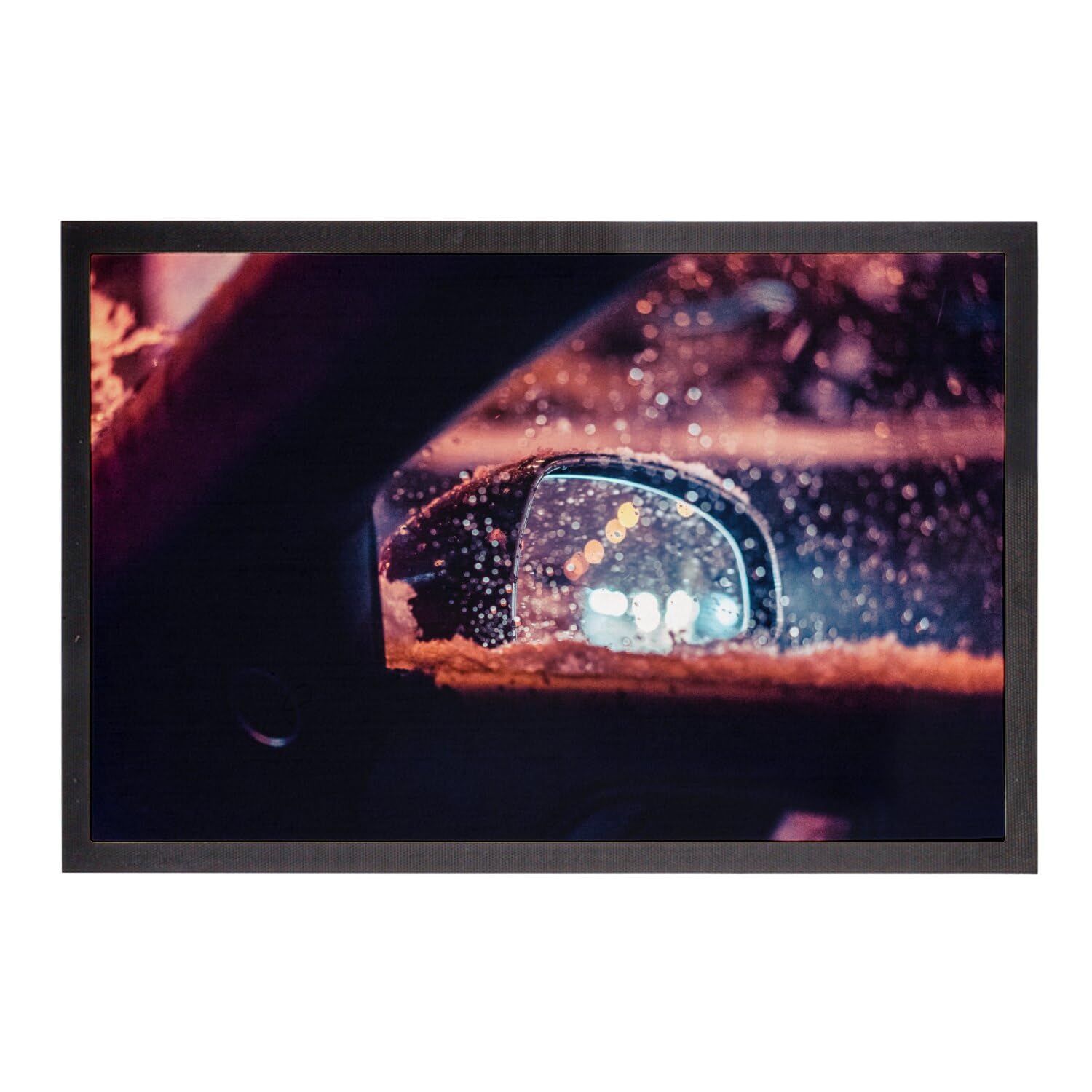 Paillasson rétroviseur de voiture neige hiver tapis 75x50cm stop humidité nuit