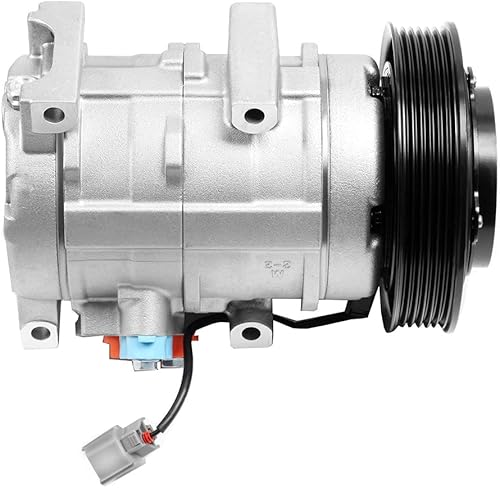 cciyu Compresor de aire acondicionado 10S20C para H-onda Odyssey Pilot Ridgeline para A-cura MDX 3.5L 2003 2004 2005 2006 2007 2008 6 ranuras
