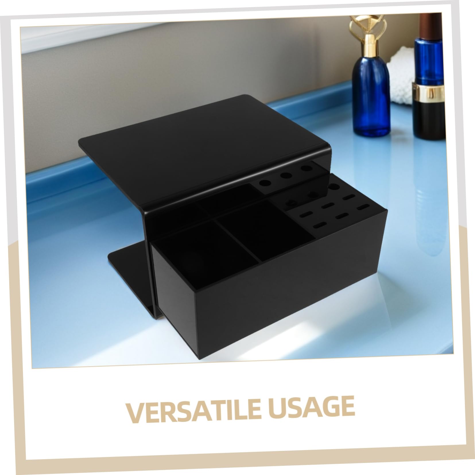 Organizador de Almohadilla para Pestañas con Soporte Desmontable Negro Cojín Cervical Ergonómico para Técnicos de Pestañas Salón Compacto y Fácil de Limpiar