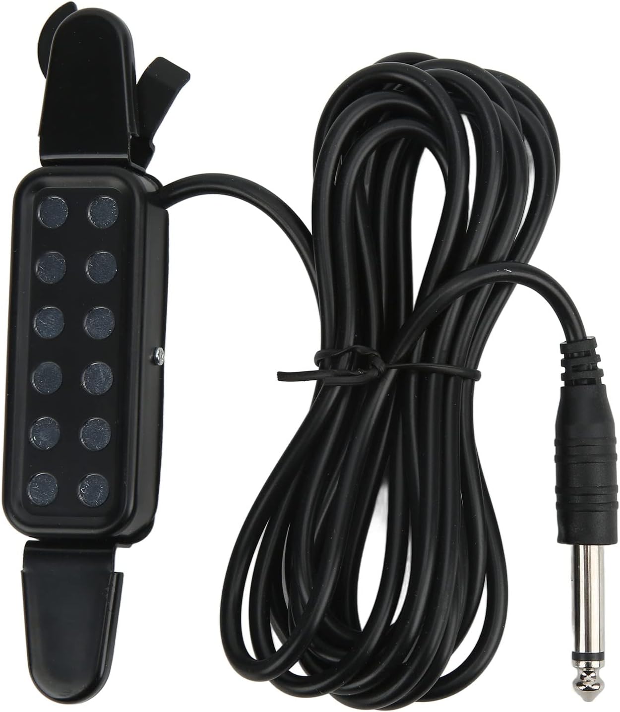 Acoustic Guitar Transducer Soundhole Pickup, Guitar Music Instrument Parts with Preamplifier Punching Accessories