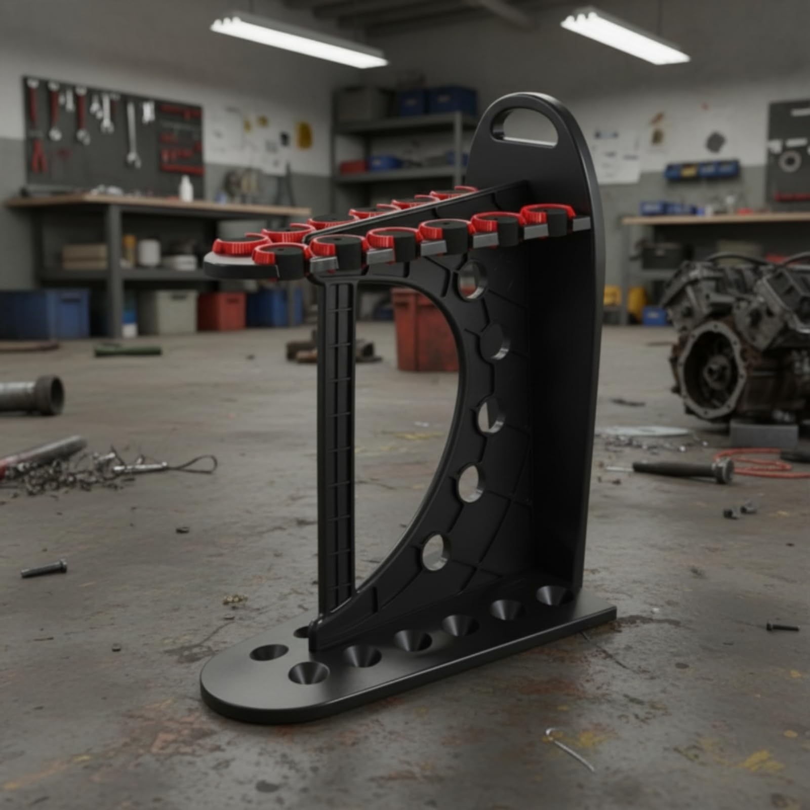 Portacanne da Pesca Supporto Portarods Porta Canne Rastrelliera Compatta Design Verticale con Slot Antiscivolo Protezione Della Vernice Delle Canne E