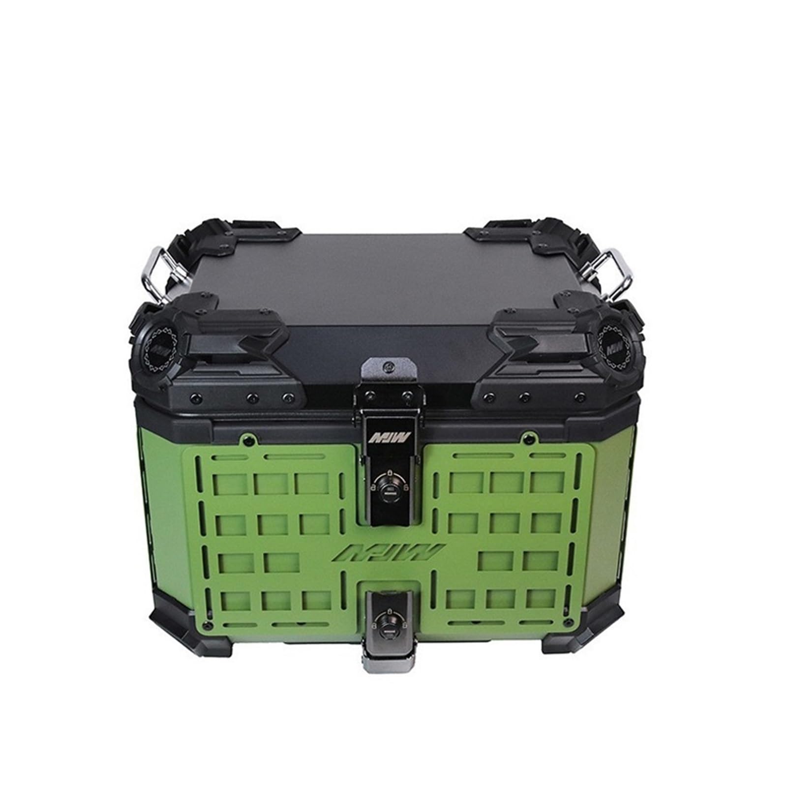 ZYAURA F 45L Motorcycle Trunk Scooter Suitcase Electric Car Trunk Y(Green1)