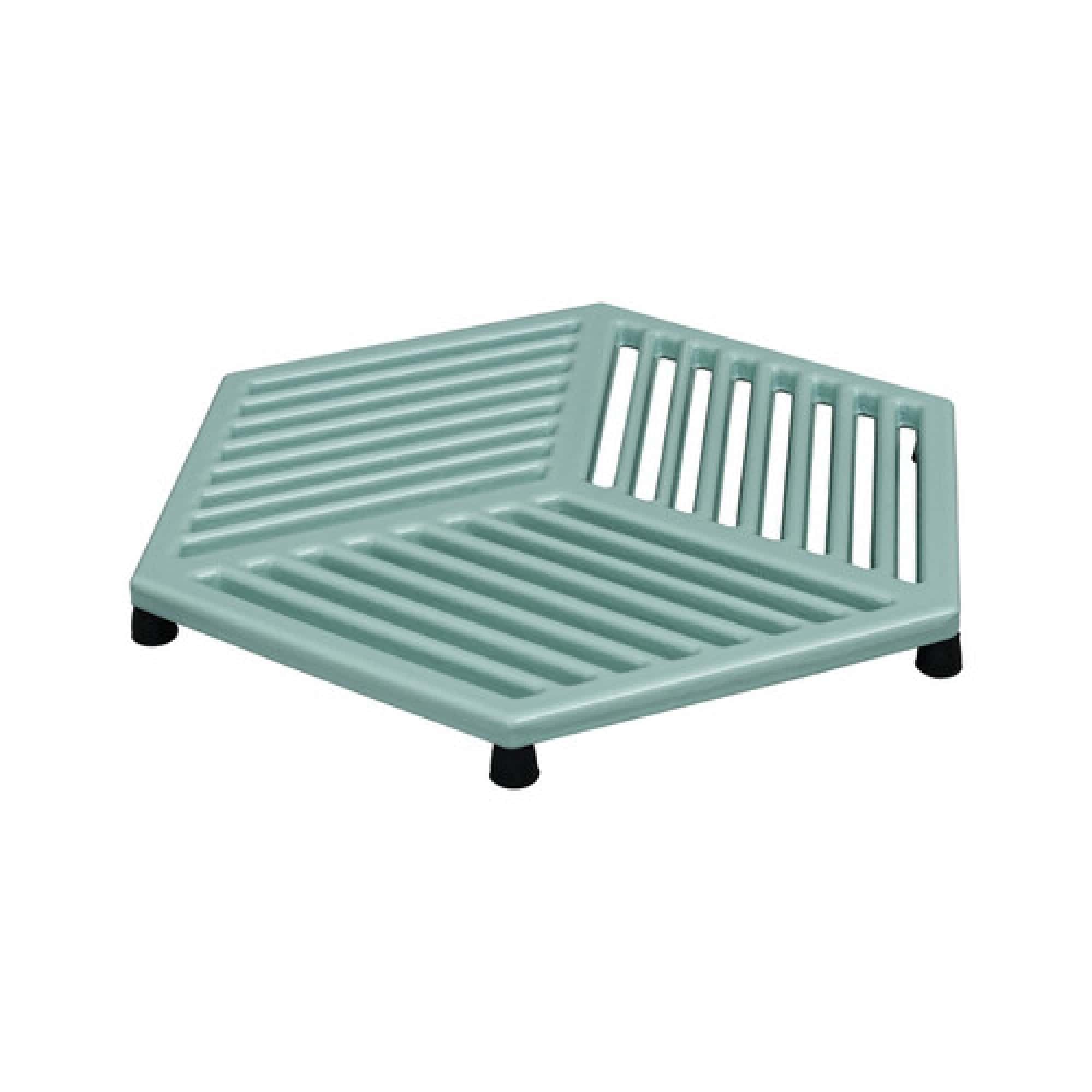 Denby - Pavilion Blue Cast Iron Trivet Stand For Kitchen Worktop - 24.5cm Premium Enamelled - Non-Slip & Heatproof For Hot Pans, Serving Dishes - Dishwasher & Oven Safe - PFAS free