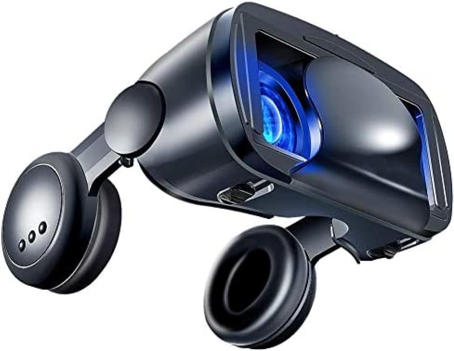Gafas De Realidad Virtual con Visor, Gafas 3D De Realidad Virtual, Suaves Y Cómodas para Películas Y Juegos En 3D, Compatibles con Smartphones.