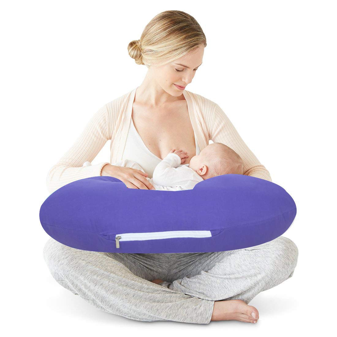 BAYBEE New Born Portable Breast Feeding Pillow for Baby | Infant Support for Baby and Mom | Best for Breastfeeding Moms