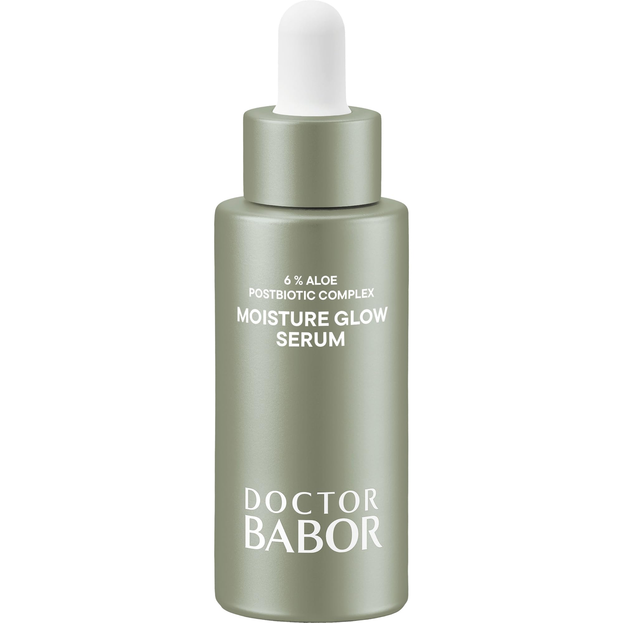 DOCTOR BABOR Microbiomic Moisture Glow Serum (30 ml), veganes Gesichtsserum mit Postbiotika, Hyaluronsäure und Aloe Vera – professionelle Gesichtspflege für einen strahlenden Teint