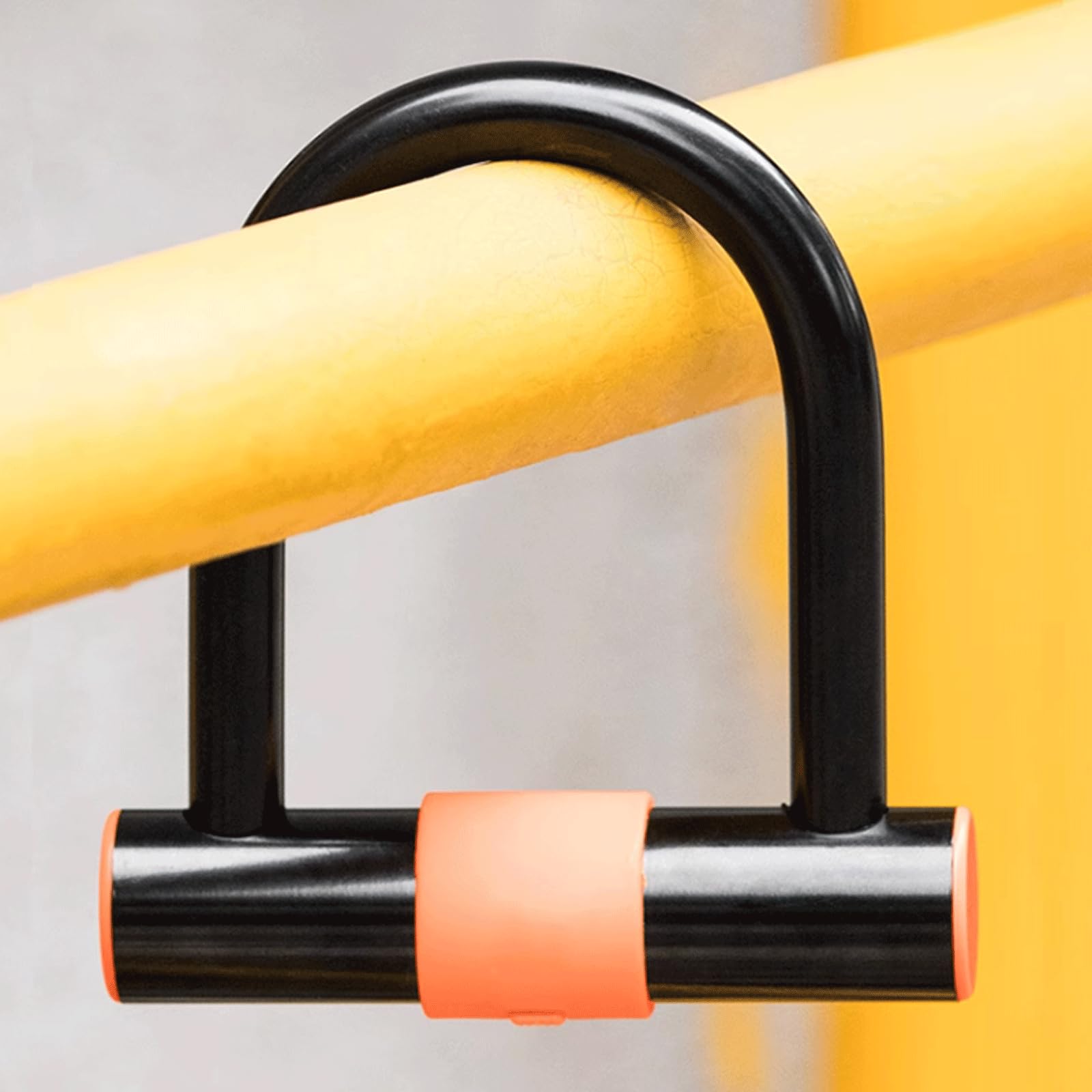 Blocco antifurto Lucchetto a U spesso in acciaio legato con copertura in PVC Mini lucchetto tipo U Blocco ruota bici Blocco freno a disco per scooter ATV Bici elettriche Motociclo