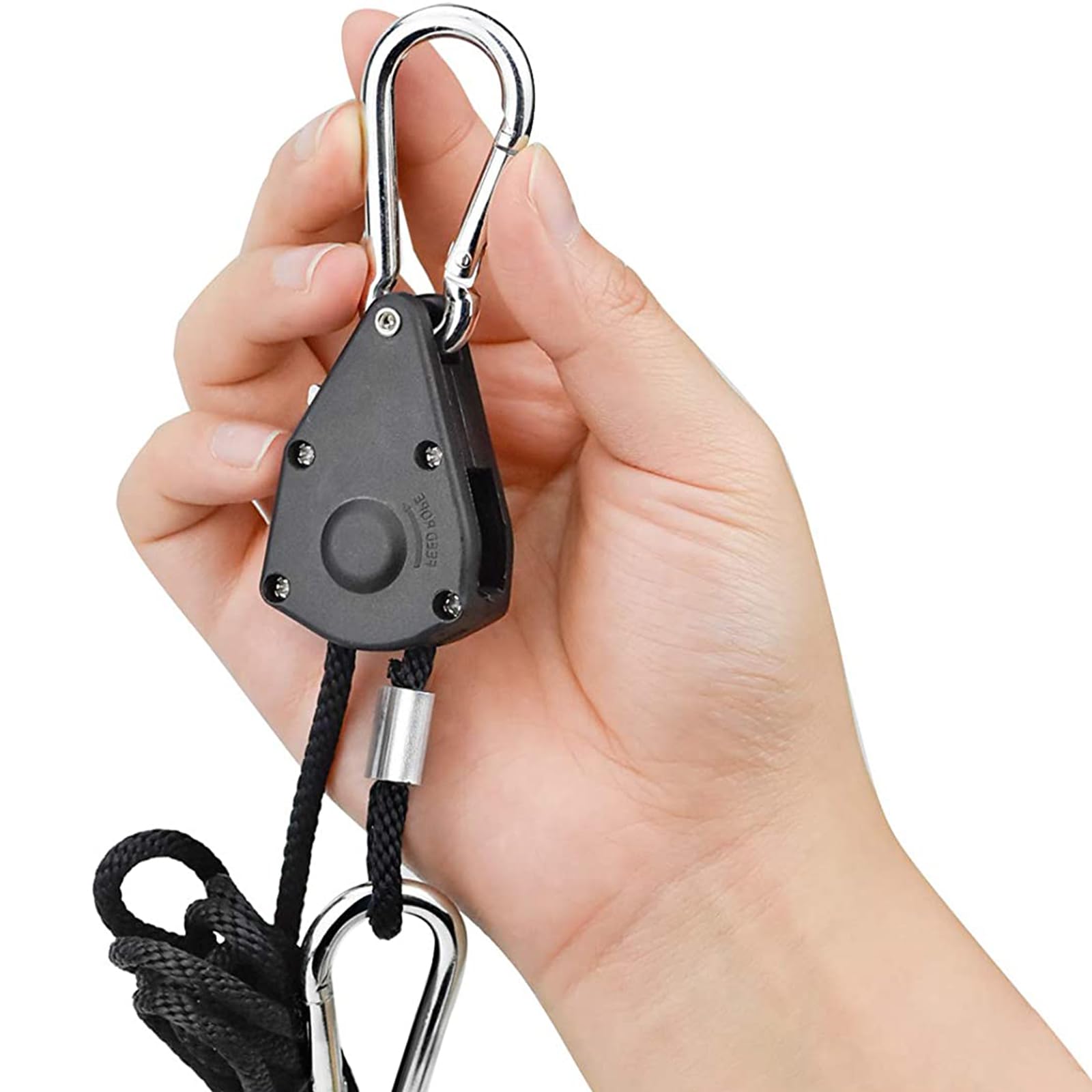 Trinquete de Cuerda Ajustable 1/8, Gancho para Carraca, Colgador Grow Light
