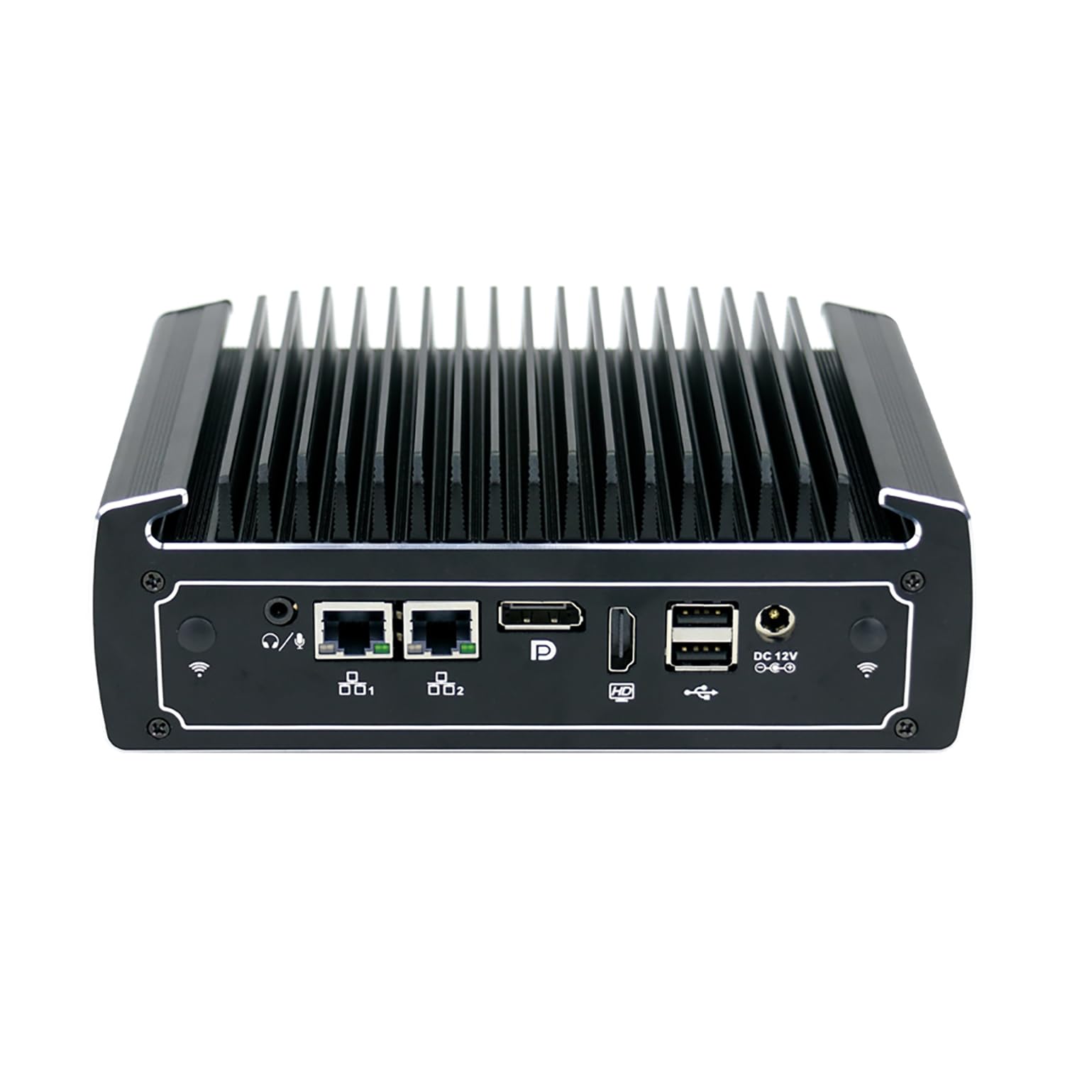 Base Plate Din Rail Mini PC, Industrial PC, Windows 11 or Linux Ubuntu, TPM2.0, I3 10110U, BX01, 2 x COM, SIM Slot, HDMI, DP, 2 x I210 LAN, WOL, PXE, Watchdog, 0 RAM, 0 Storage, Barebone No System