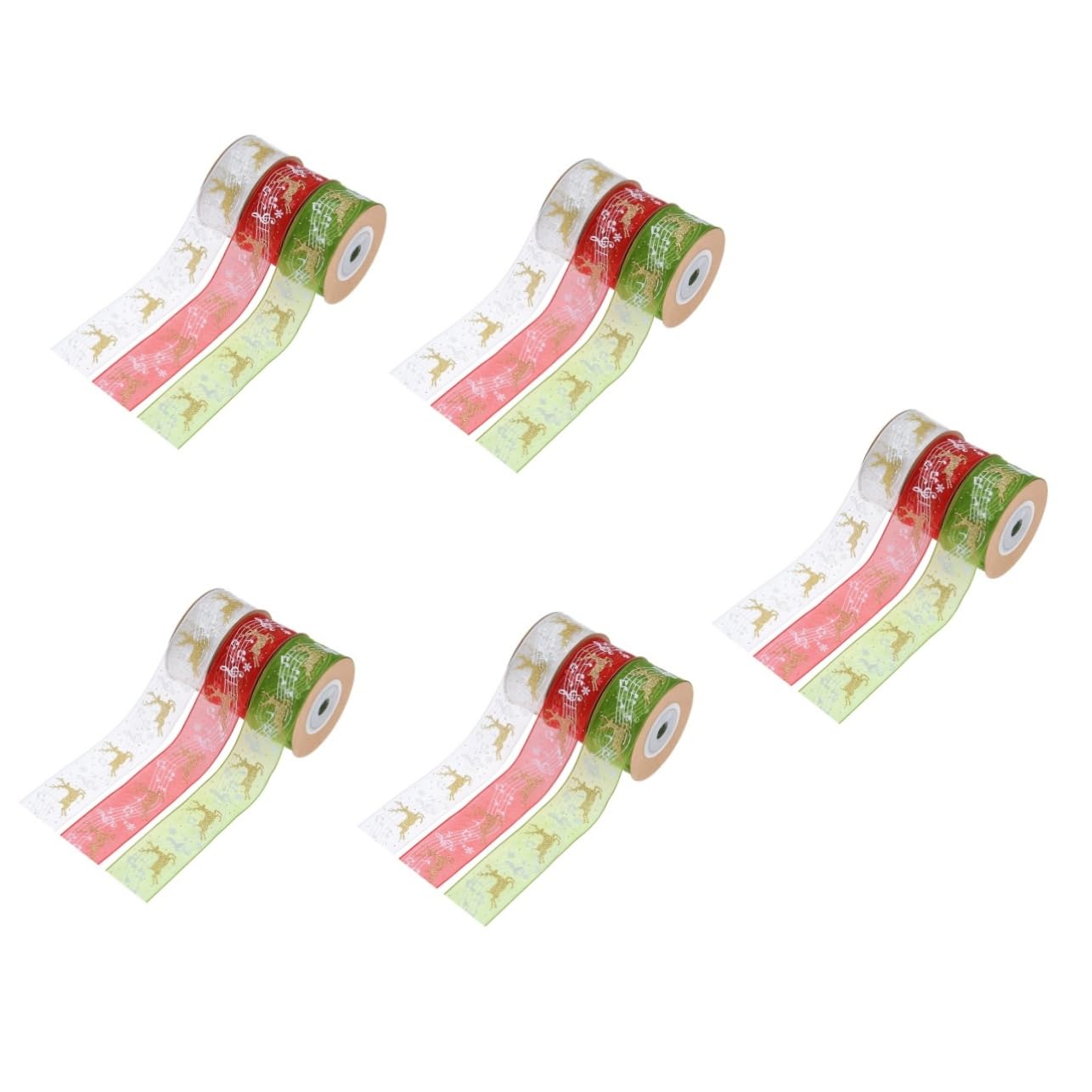 Operitacx 15stücke Teiliges Weihnachtsband Dekorative Geschenkbänder Pro Für Geschenkverpackung Party-dekoration Und -projekte
