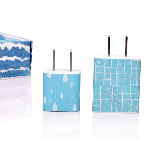 Miniatura 6 de DAPUTOU Washi - Juego de 12 rollos de cinta adhesiva decorativa de olas marinas azules para manualidades, niños, álbumes de recortes, bricolaje,