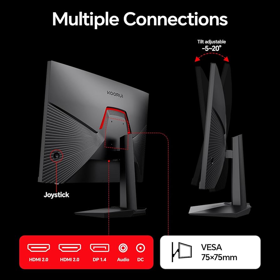KOORUI G2421V 24インチ IPSモニター　WQHD 180HZ KOORUI G2421V