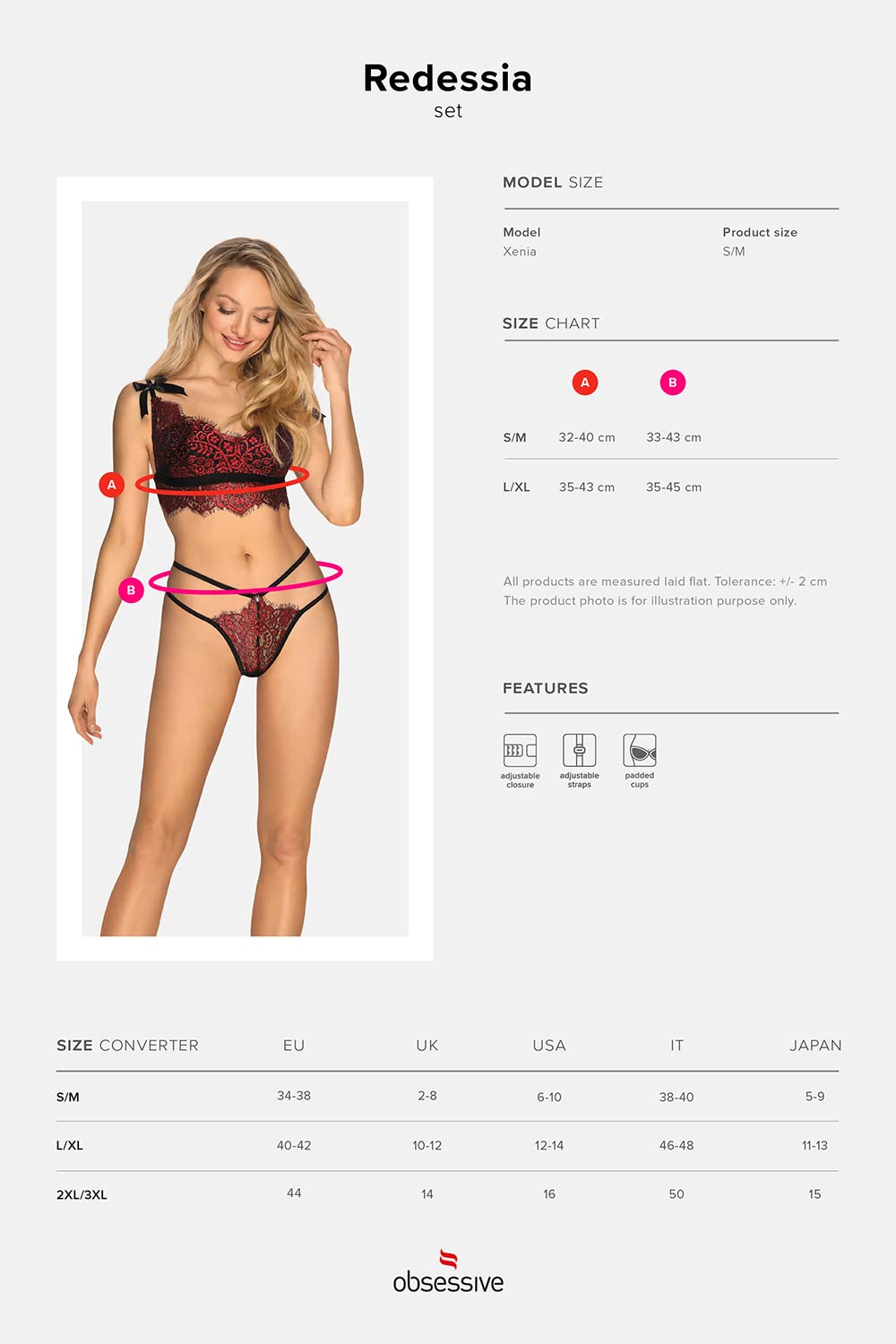 Obsessive Damen BH-Set M2623