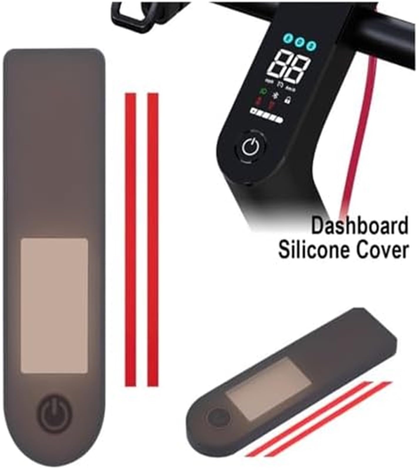 Funda Protectora de Pantalla for Placa de Circuito de Scooter eléctrico, Funda de Silicona, Funda Impermeable for Panel de Tablero, for Scooter eléctrico Xiaomi, Mi4 Pro Estuche para el Panel
