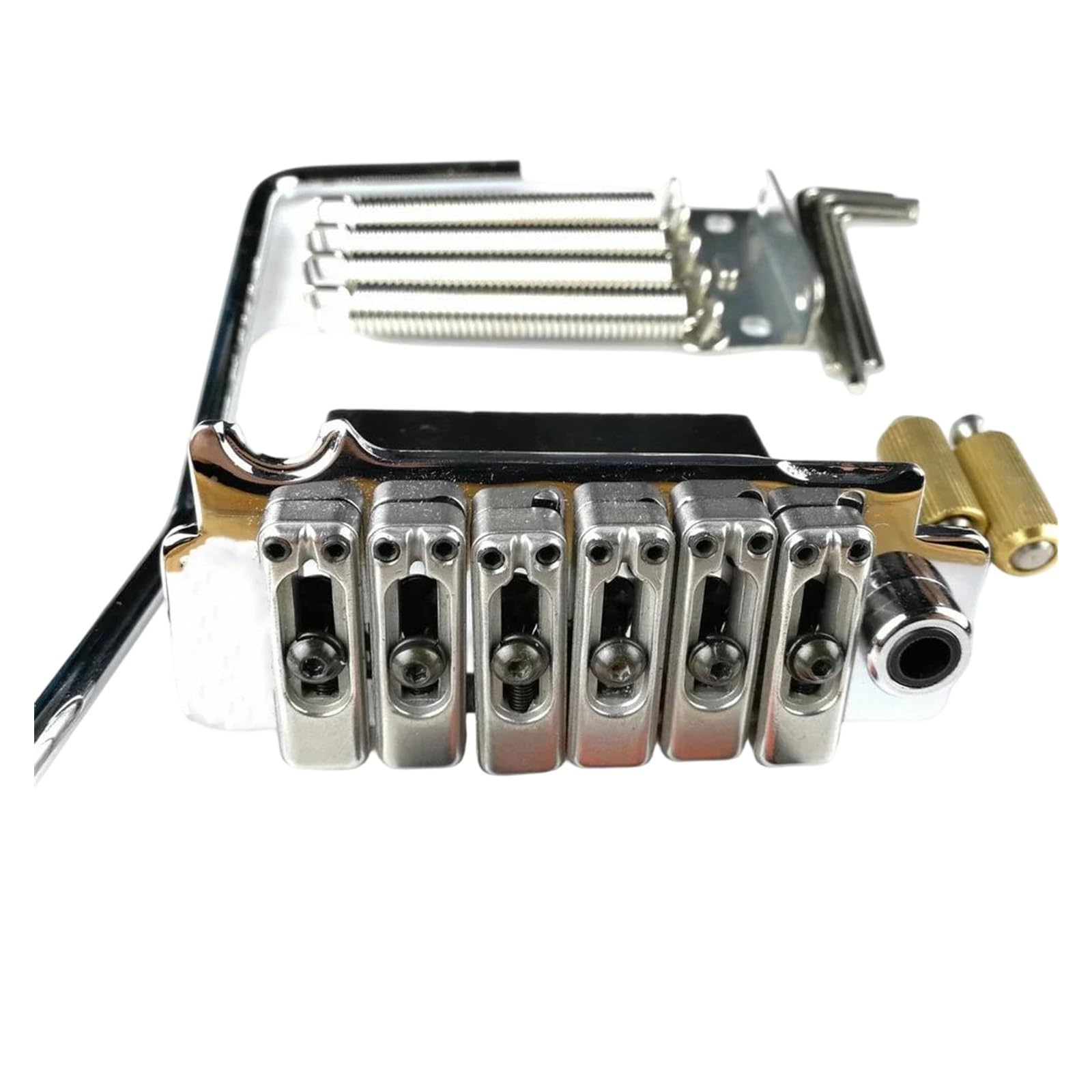 Puente Trémolo Para Guitarra Eléctrica Accesorios Plateados O Dorados | Puente de guitarra(Silver)