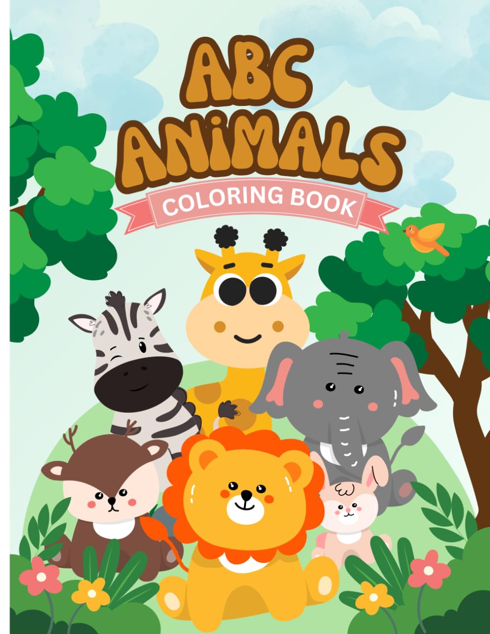 ABC ANIMALS: Coloring Book